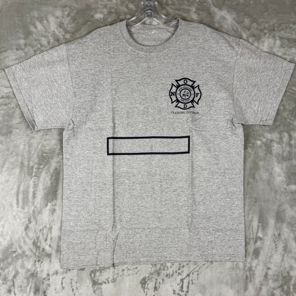 VTG New Orleans Fire Dept‎ Training Division Fire Recruit Graphic T-Shirt Mens L